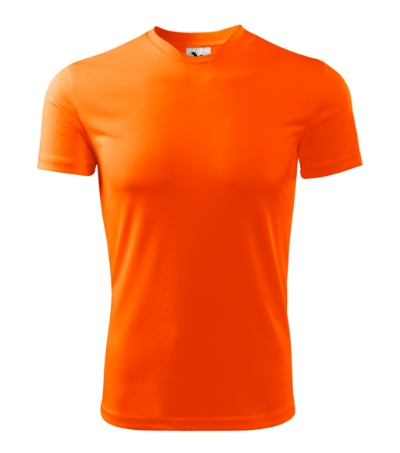 KOSZULKA MĘSKA MALFINI FANTASY 124, NEON ORANGE