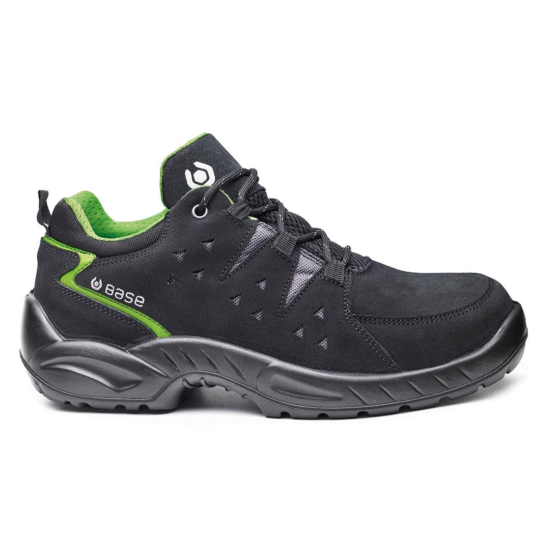 Obuwie ochronne BASE Harlem S1PL FO SR; Czarny/Zielony