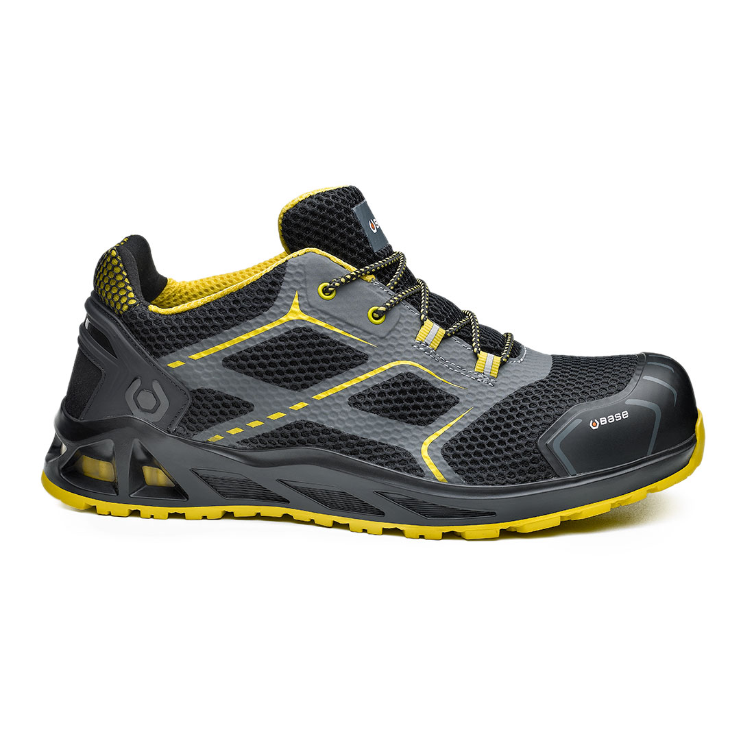 Obuwie ochronne BASE K-Step/K-Speed/K-Move/K-Start S1P HRO SRC; Czarny/Żółty