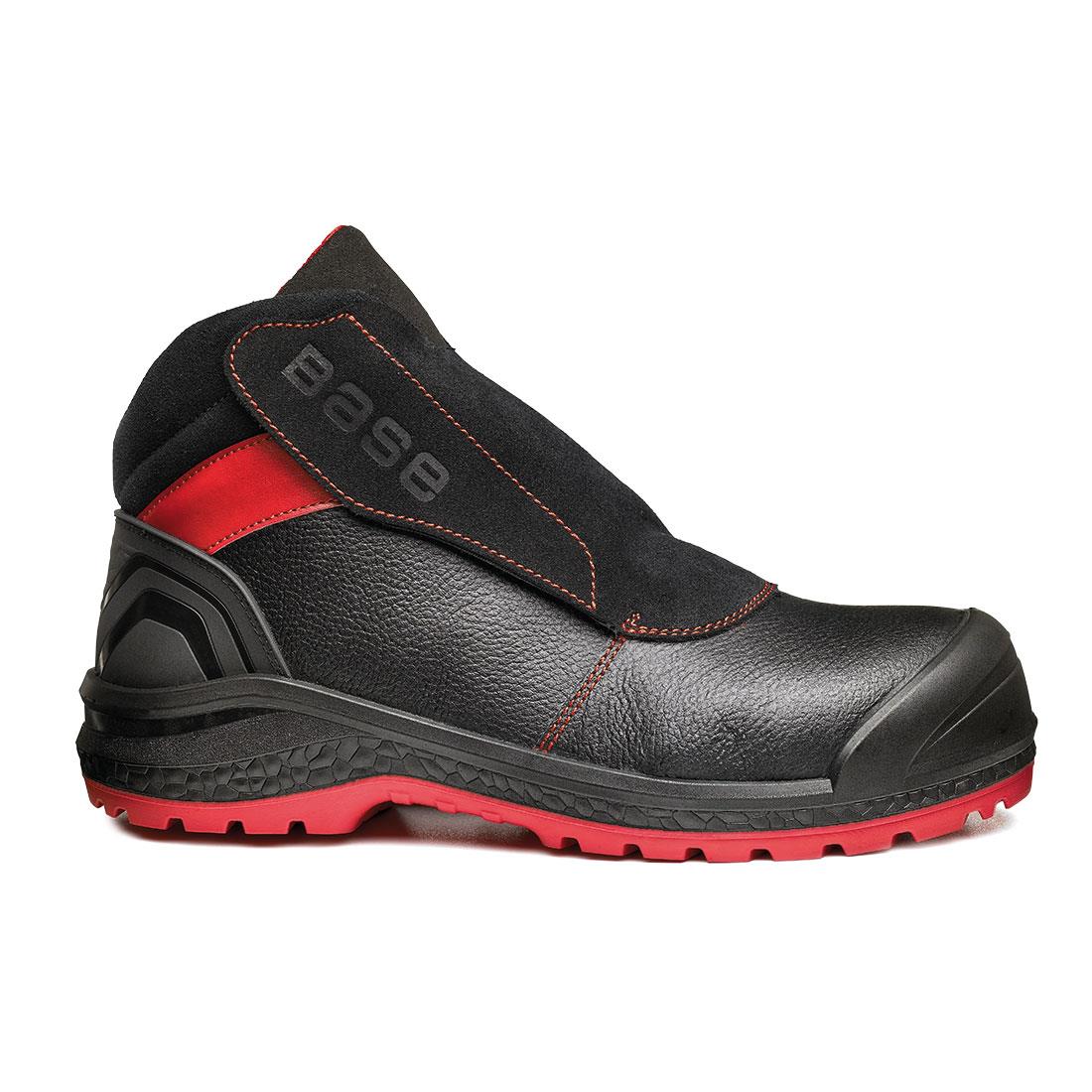 Obuwie ochronne BASE Sparkle S3 HRO CI HI SRC; Czarny/Czerwony