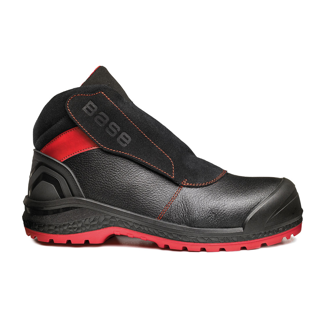 Obuwie ochronne BASE Sparkle S3 HRO CI HI SRC; Czarny/Czerwony