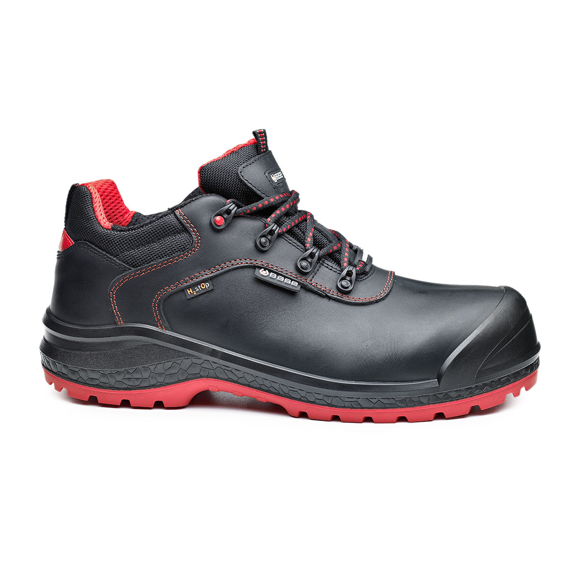 Obuwie ochronne BASE Be-Dry Low S3 WR CI HRO SRC; Czarny/Czerwony