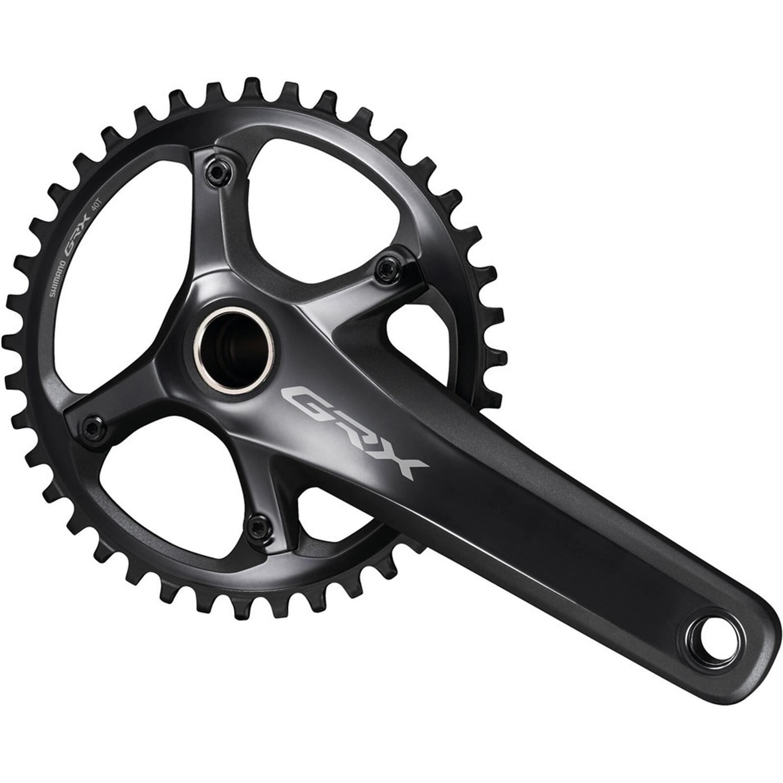 Shimano Shimano GRX FC-RX810 Mechanizm korbowy 1x11 42 zęby, black 172,5mm 2020 Korby I-FCRX8101DXB2