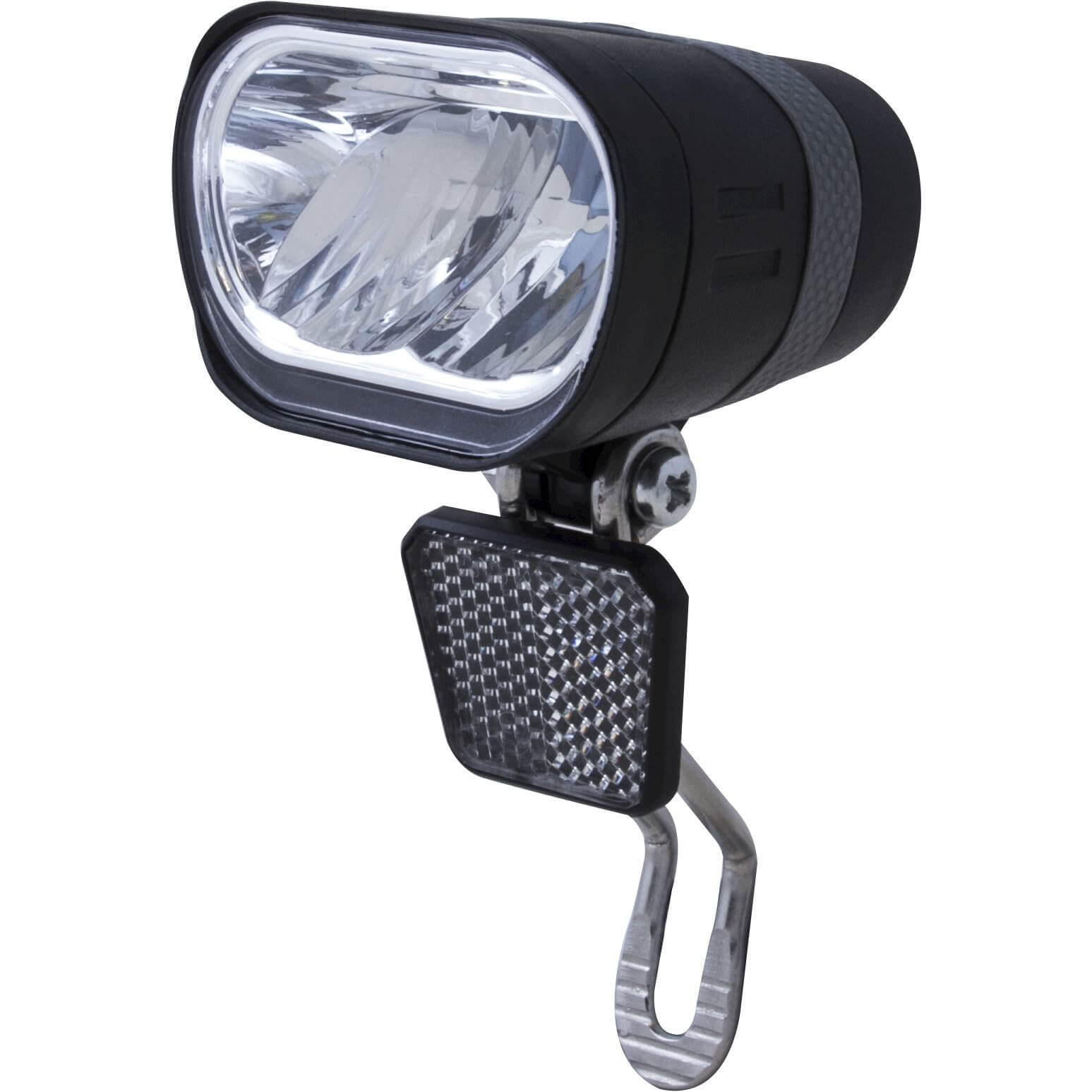 SPANNINGA Axendo 40 XDAS Reflektor przedni na dynamo, black 2020 Oświetlenie rowerowe - zestawy H635018