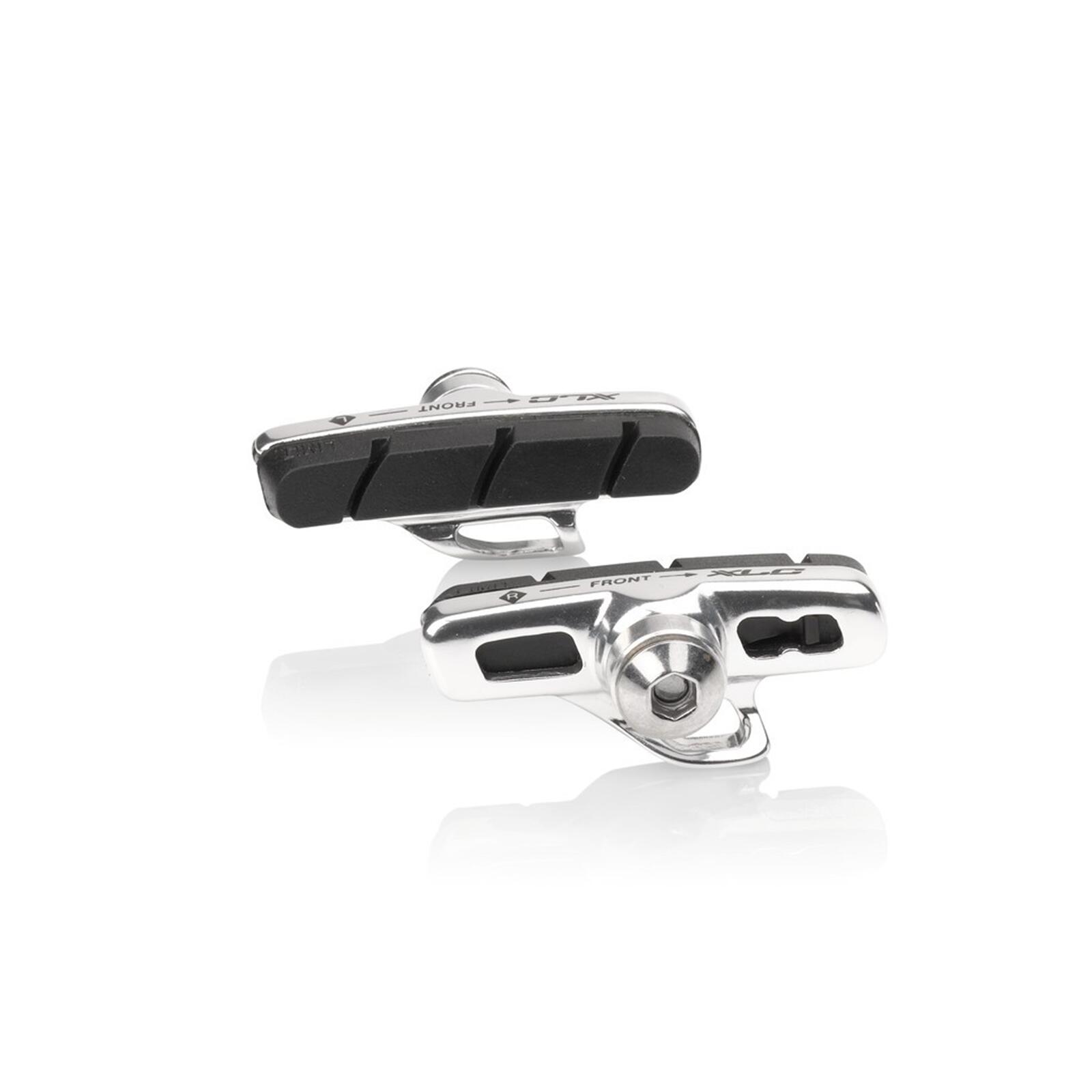 XLC klocków hamulcowych cartridge Road BS-R07 zestaw -częściowy 50 MM Campagnolo, srebrny/czarny/czerwony, 2500385700 2500385700_silber/schwarz/rot