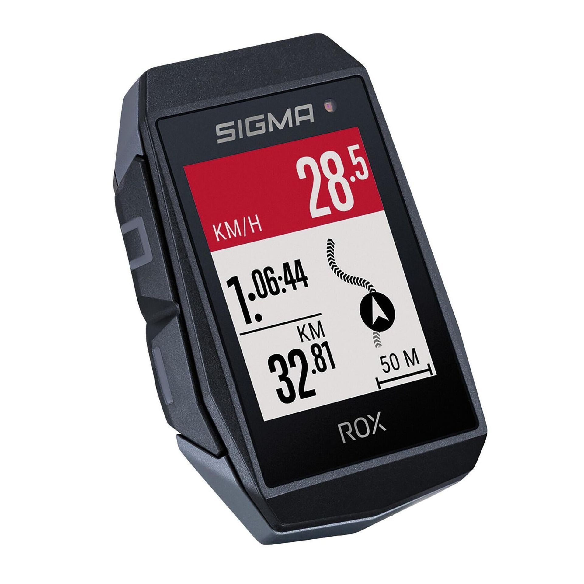 Sigma SPORT SPORT ROX 11.1 Evo Bike Computer incl. Bracket, czarny 2022 Urządzenia GPS