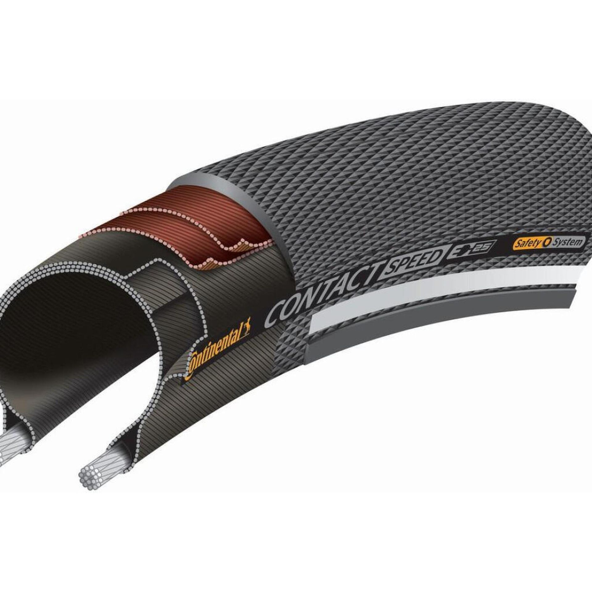 Continental Opony Contact Speed, czarny 0101389