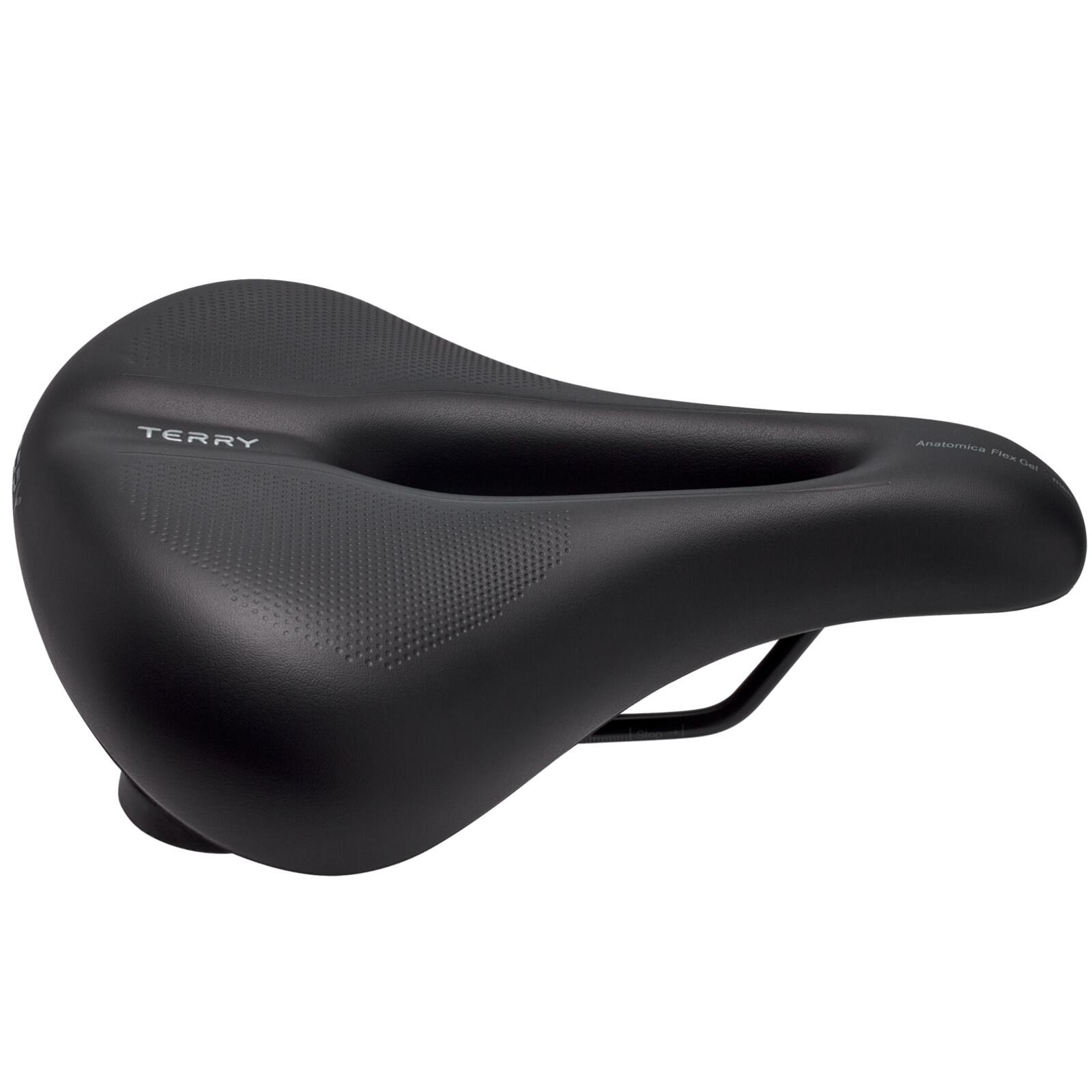 Terry Terry Anatomica Flex Gel Siodełko Mężczyźni, black 2020 Siodełka miejskie i komfortowe