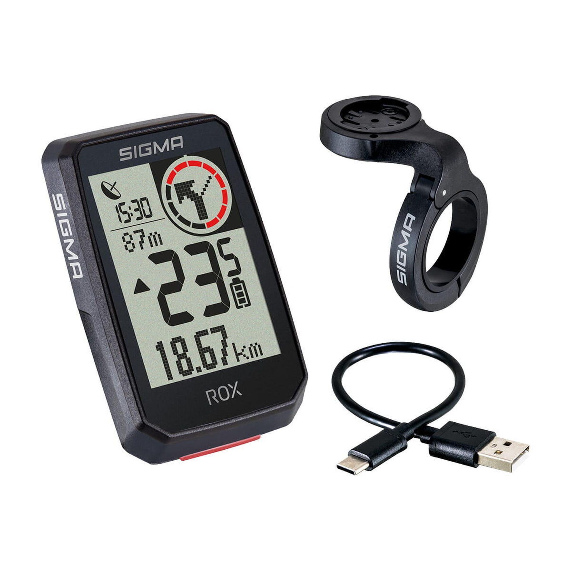 Sigma SPORT SPORT ROX 2.0 Bike Computer incl. Butler GPS Mount, czarny 2021 Urządzenia GPS 1052