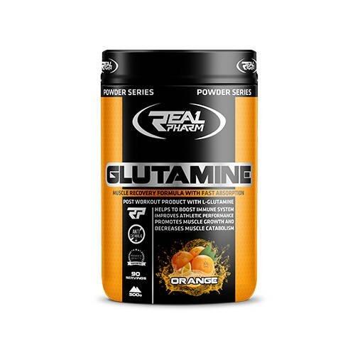 REAL PHARM Glutamine - 500g - Orange - Antykataboliki