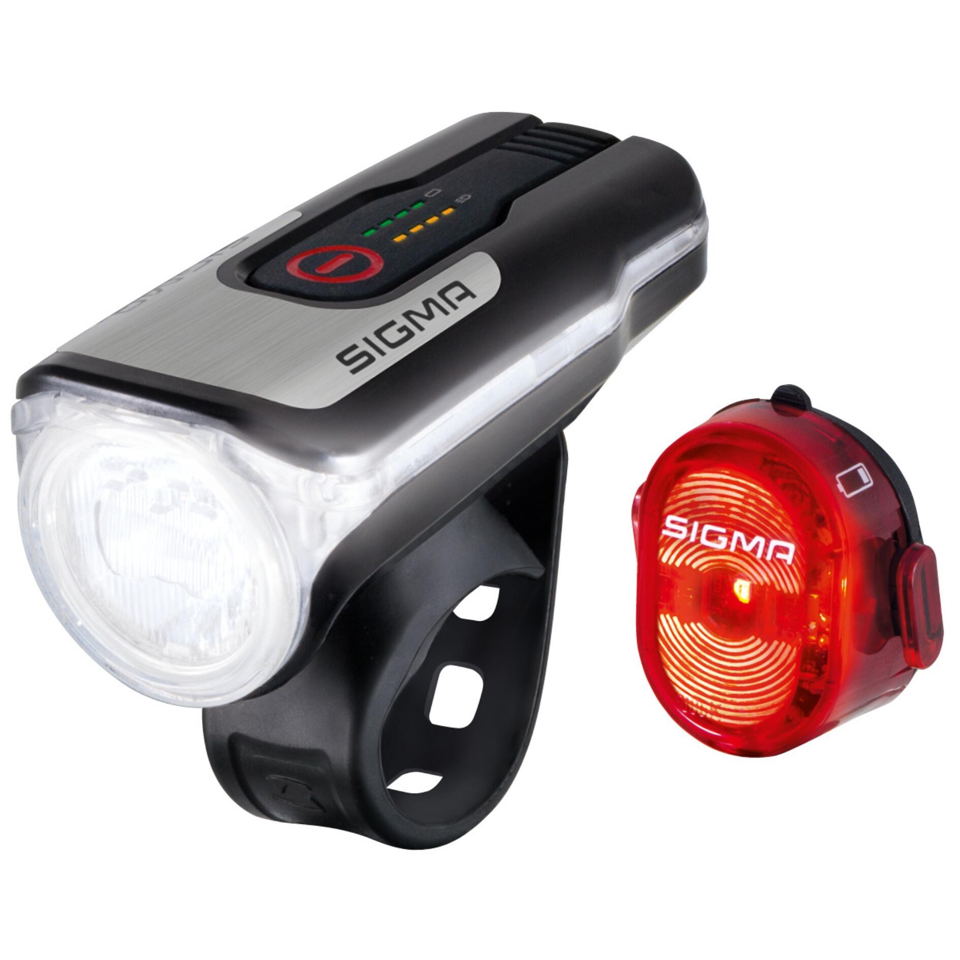 Sigma sport SPORT Aura 80/Nugget II Zestaw oświetlenia na USB 2020 Oświetlenie rowerowe - zestawy 4016224178506