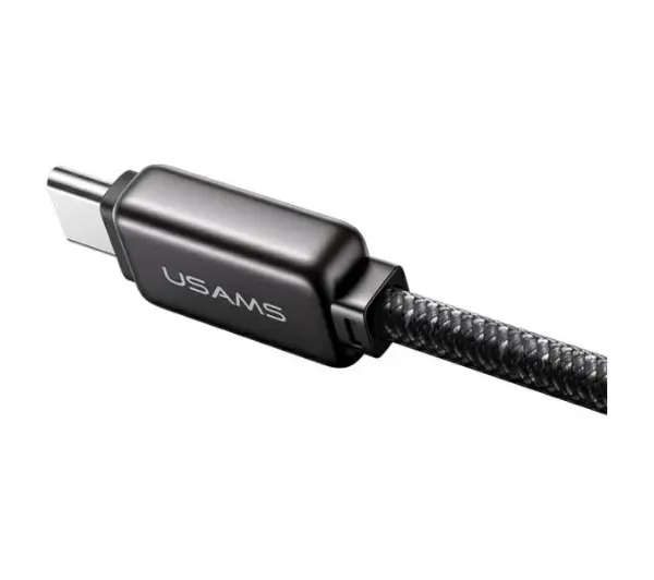 USAMS USB-C do USB-C 100W 1,2m Zinc Alloy Fast Charging Data Cable Meteor Series