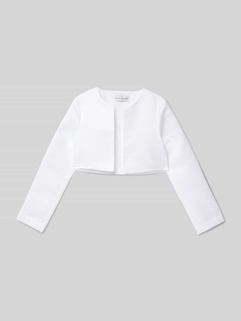 Żakiet z przodem bez zapięcia