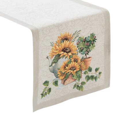 Bieżnik EUROFIRANY Cho 57 45 x 140 cm Naturalny