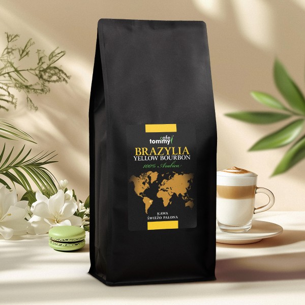 Tommy Cafe Kawa Brazylia Yellow Bourbon 1kg Kawa Brazylia Yellow Bourbon 1kg KBYB1