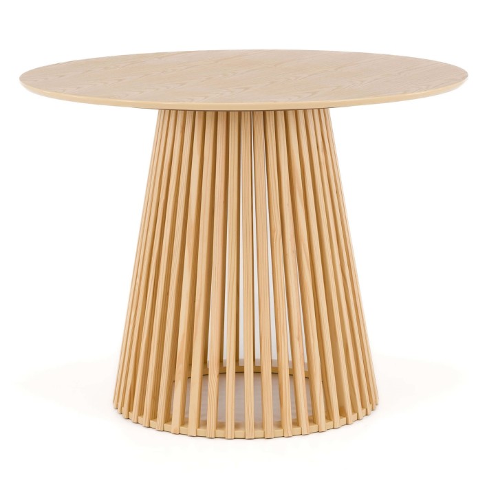 Stół okrągły 120cm YY5940 naturalny dąb