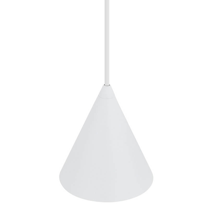 Lampa stożkowa nad stół ZENITH 11453 wisząca biały