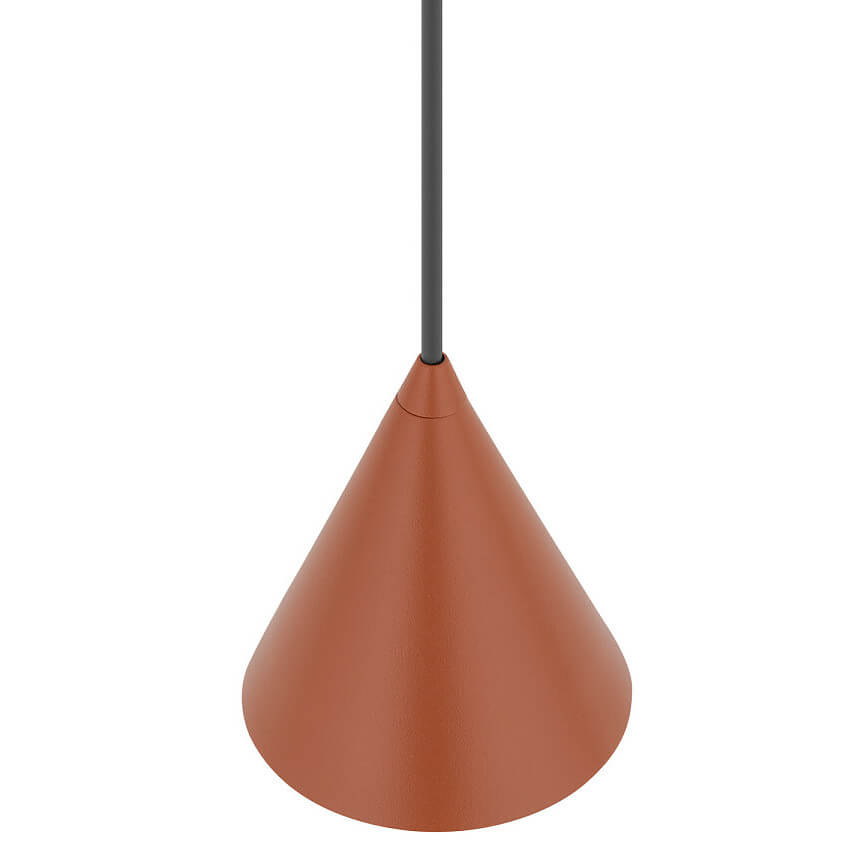 Wisząca lampa nad stół ZENITH 11456 trójkątna pomarańczowy