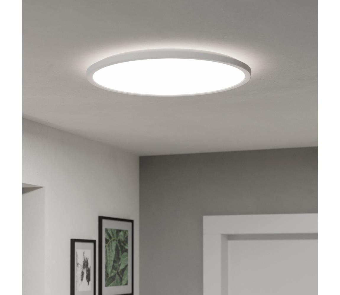Eglo 901459 - LED Ściemnialne oświetlenie zewnętrzne ROVITO-R 16,8W/230V śr. 50 cm IP44 białe + pilot