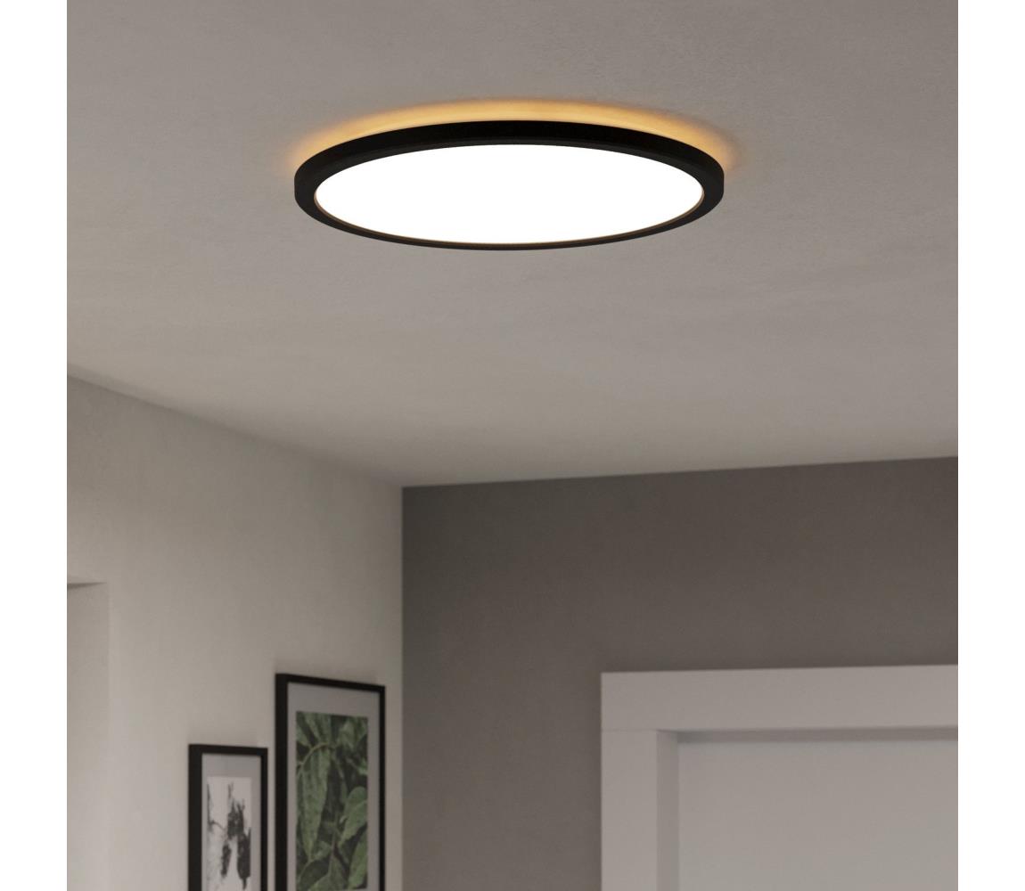Eglo 901464-LED RGBW Ściemnialne oświetlenie zewnętrzne ROVITO-Z 18,5W/230V śr. 38,9cm IP44 czarne