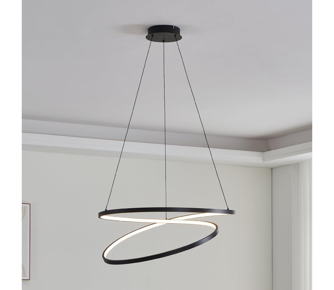 Eglo 901138 - LED Żyrandol na lince RUOTALE LED/42W/230V 3000K czarne