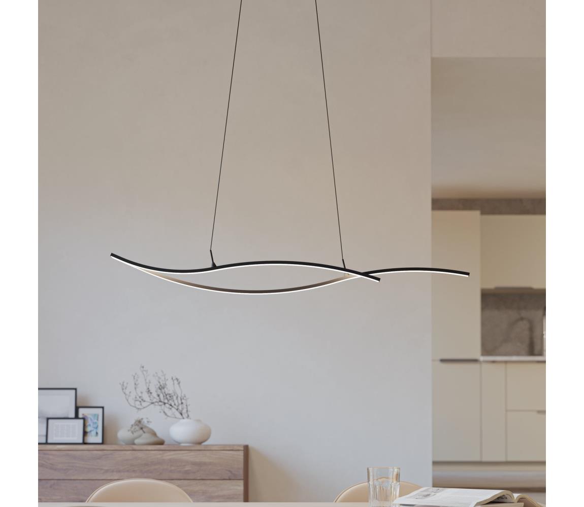 Eglo 901207 - LED Żyrandol na lince GRISOLIA LED/20W/230V 4000K czarne