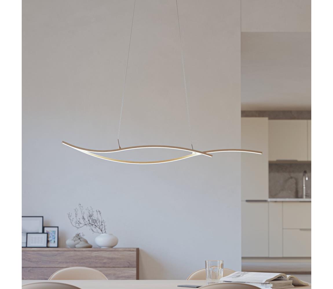 Eglo 901212 - LED Żyrandol na lince GRISOLIA LED/20W/230V 4000K beżowe