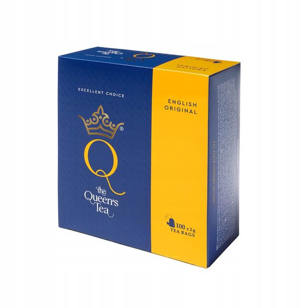 The Queen's Tea English Original - czarna herbata 100 saszetek
