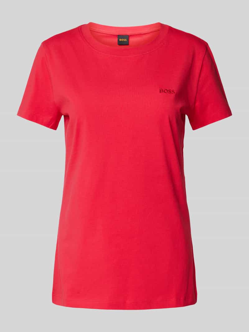 T-shirt z wyhaftowanym logo model ‘Esogo’
