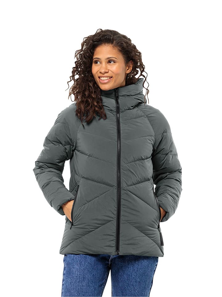 Jack Wolfskin Kurtka puchowa w kolorze zielonym