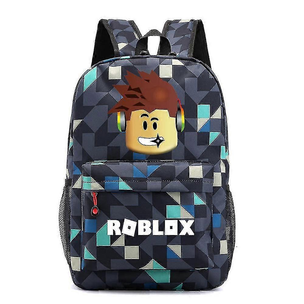 Dzieci Unisex Roblox Plecak Plecak Szkolny Torba dla uczniów C