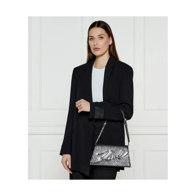Karl Lagerfeld Skórzana torebka na ramię K/SIGNATURE 2.0