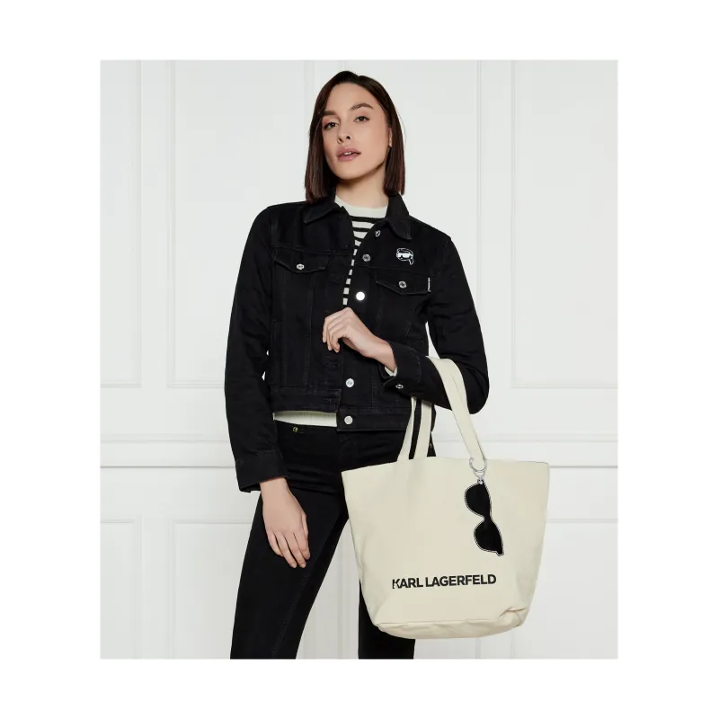 Karl Lagerfeld Dwustronna shopperka K/SUNGLASSES RVRSBL