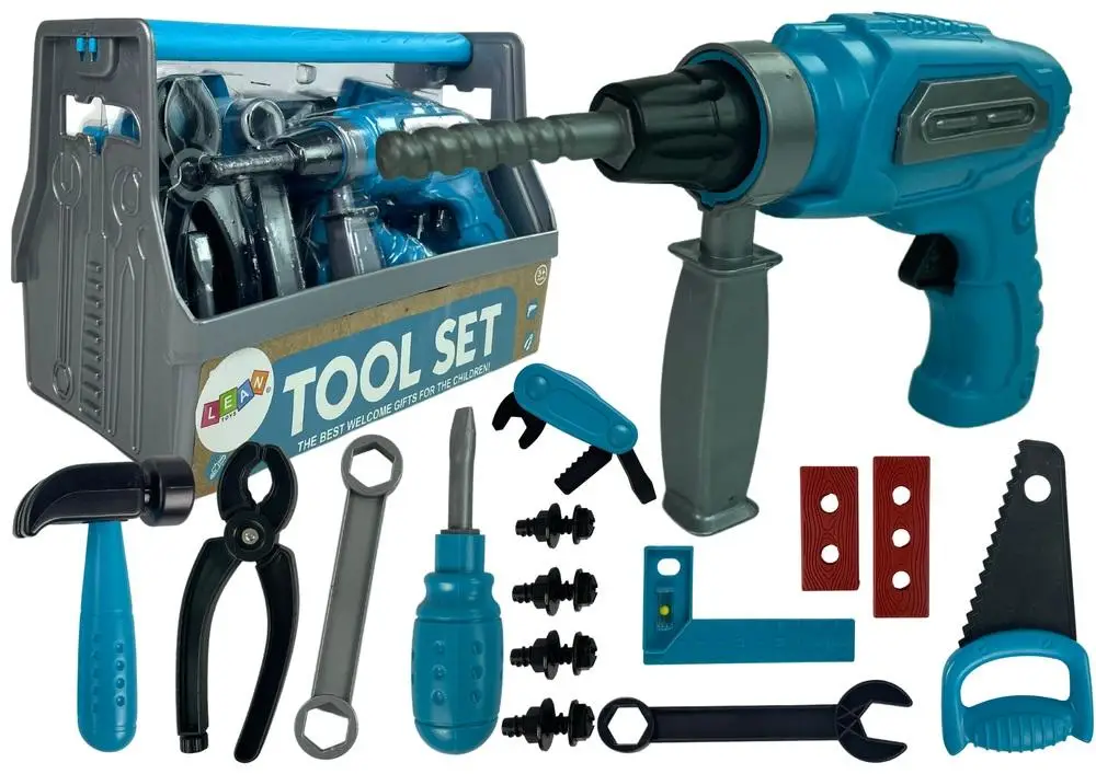 Zestaw narzędzi w skrzynce - Leantoys
