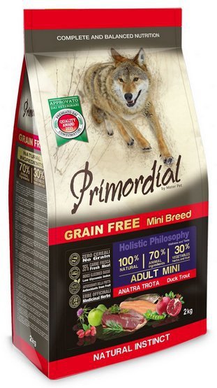 Primordial Dog Grain Free Adult Trout & Duck 6 kg