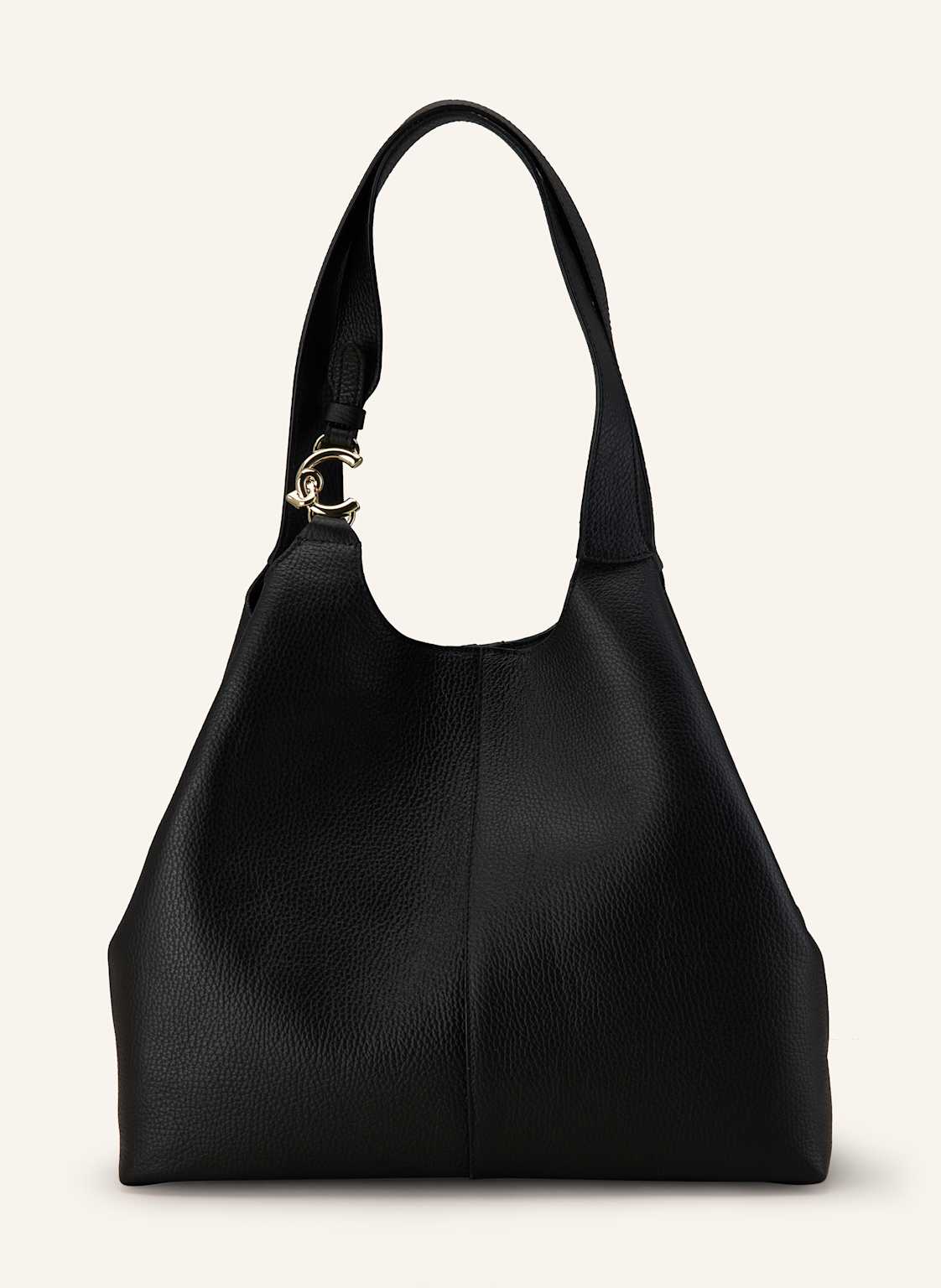 Coccinelle Torba Shopper C-Easy Z Odpinaną Saszetką schwarz