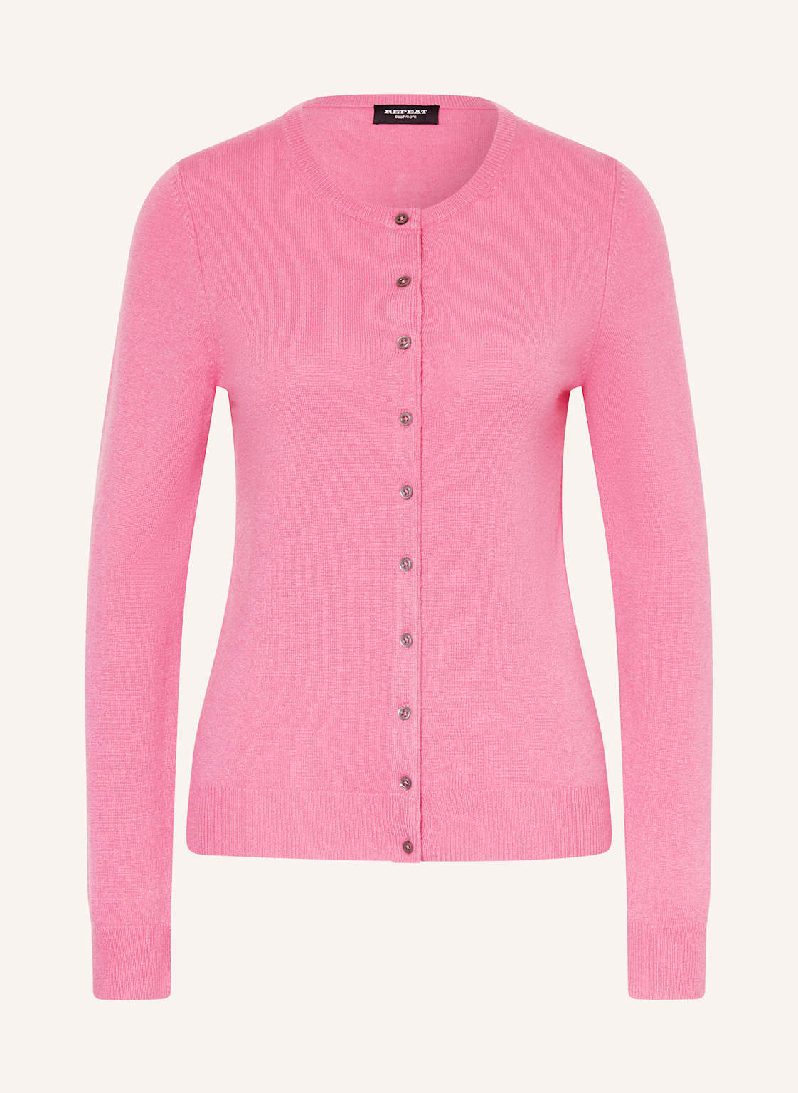 Repeat Kardigan Z Kaszmiru pink
