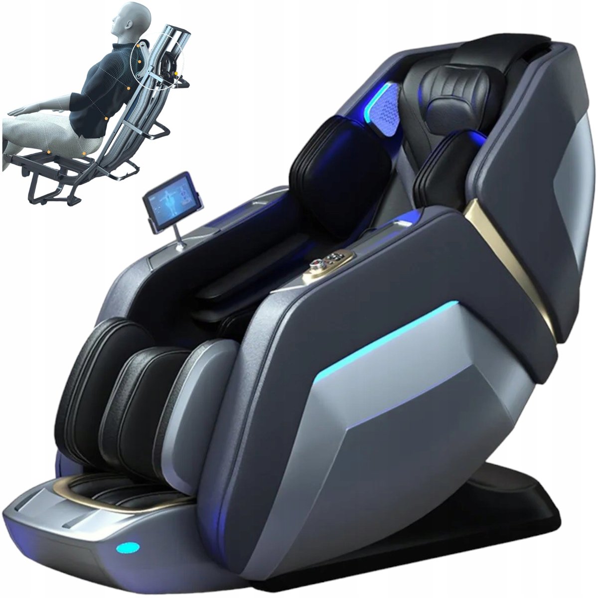 FOTEL MASUJĄCY S+L SHAPE ZERO GRAVITY Body Scan 4D Premium Luxury