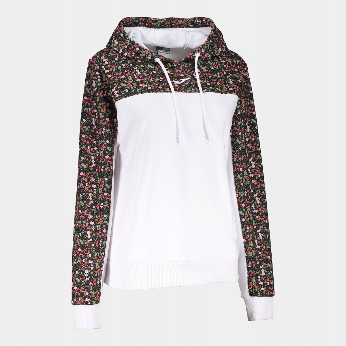 BLUZA Z KAPTUREM DAMSKA DAPHNE BIAŁA WIELOKOLORWA 800156.204 rozmiar S