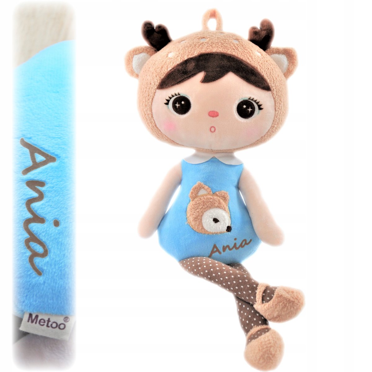 Lalka Metoo z Imieniem Maskotka Sarenka Prezent dla Rocznego Dziecka +0