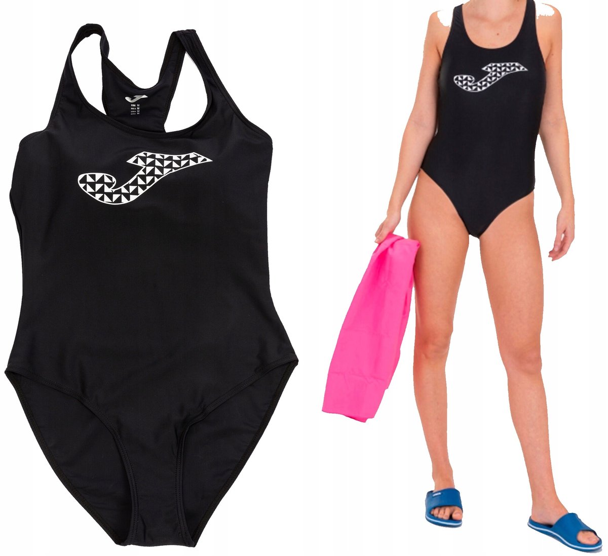 Joma Strój Kąpielowy Jednoczęściowy LAKE III Swimsuit Black r. XL