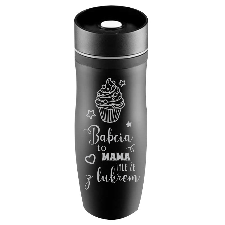 Kubek Termiczny Grawerowany - Prezent Na Dzień Babci I Dziadka - Termos Z Grawerem Laserowym - Dla Dziadków