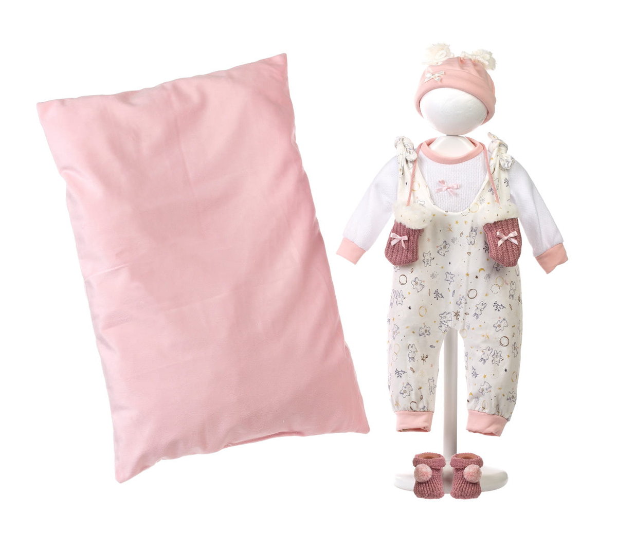 Śpiochy z poduszką Llorens dla lalek 44cm