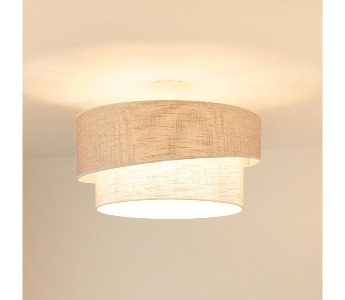 Brilagi - Żyrandol natynkowy DOVER SHINE 1xE27/15W/230V śr. 50 cm szary/kremowy