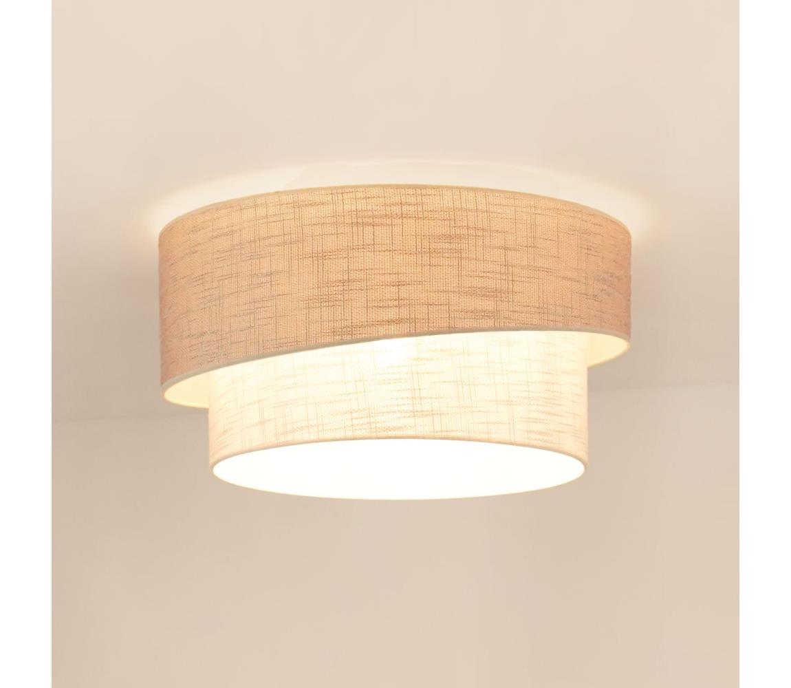Brilagi - Plafon DOVER SHINE 1xE27/15W/230V śr. 50 cm szary/kremowy