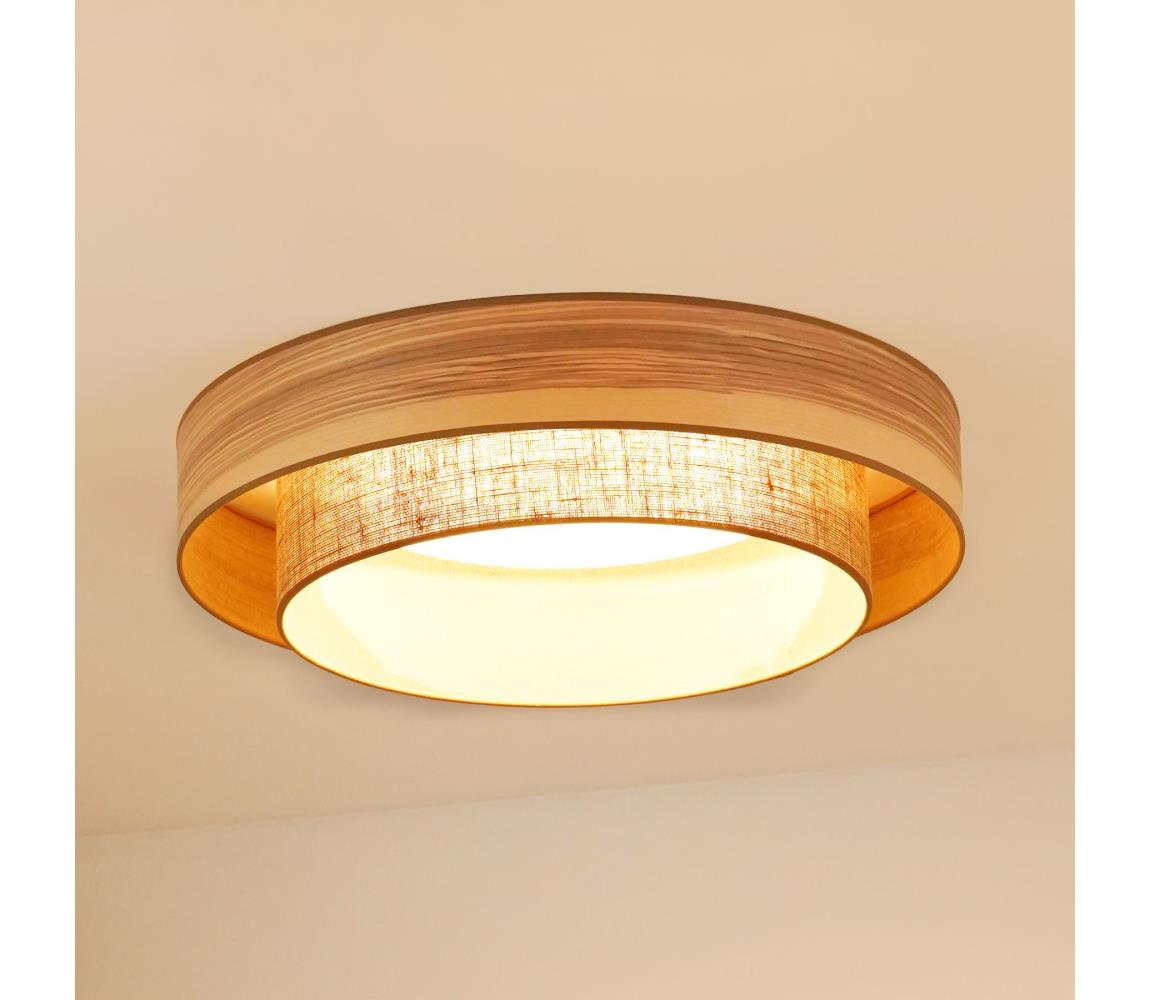 Brilagi - LED Plafon MONTANA BOHO LED/26W/230V śr. 60 cm brązowy