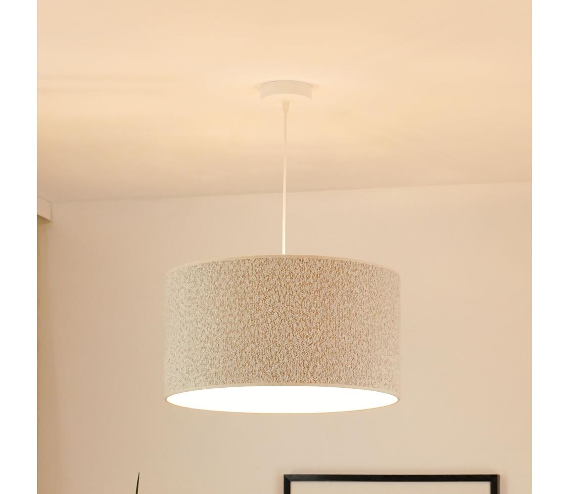Brilagi - Żyrandol na lince BOUCLE ROLLER 1xE27/15W/230V śr. 45 cm kremowy