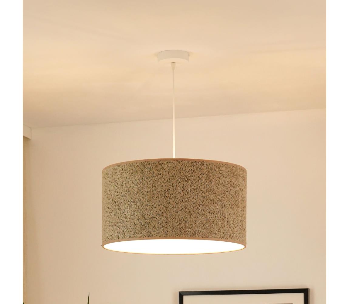 Brilagi - Żyrandol na lince BOUCLE ROLLER 1xE27/15W/230V śr. 45 cm brązowy