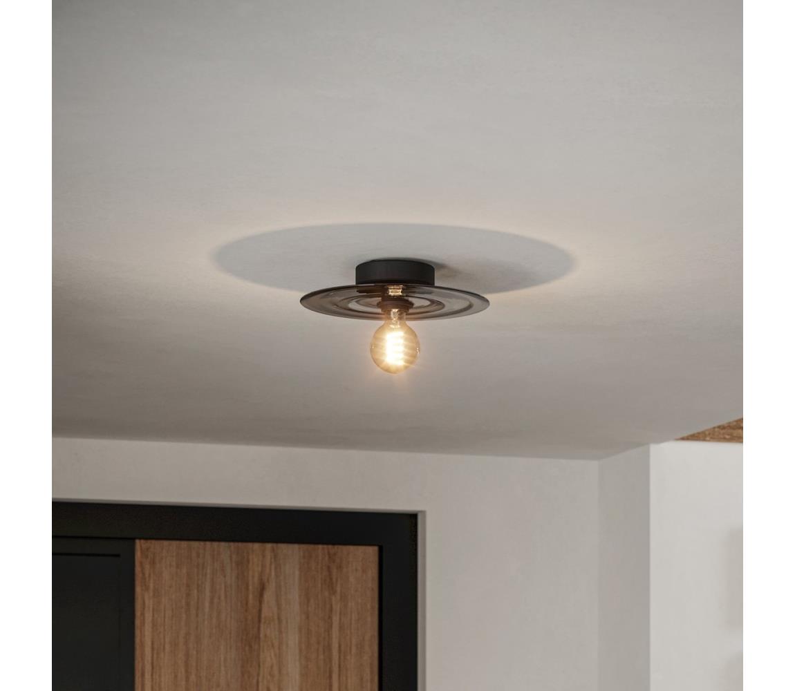 Eglo 44028 - Lampa sufitowa LINTMILL 1xE27/40W/230V szara