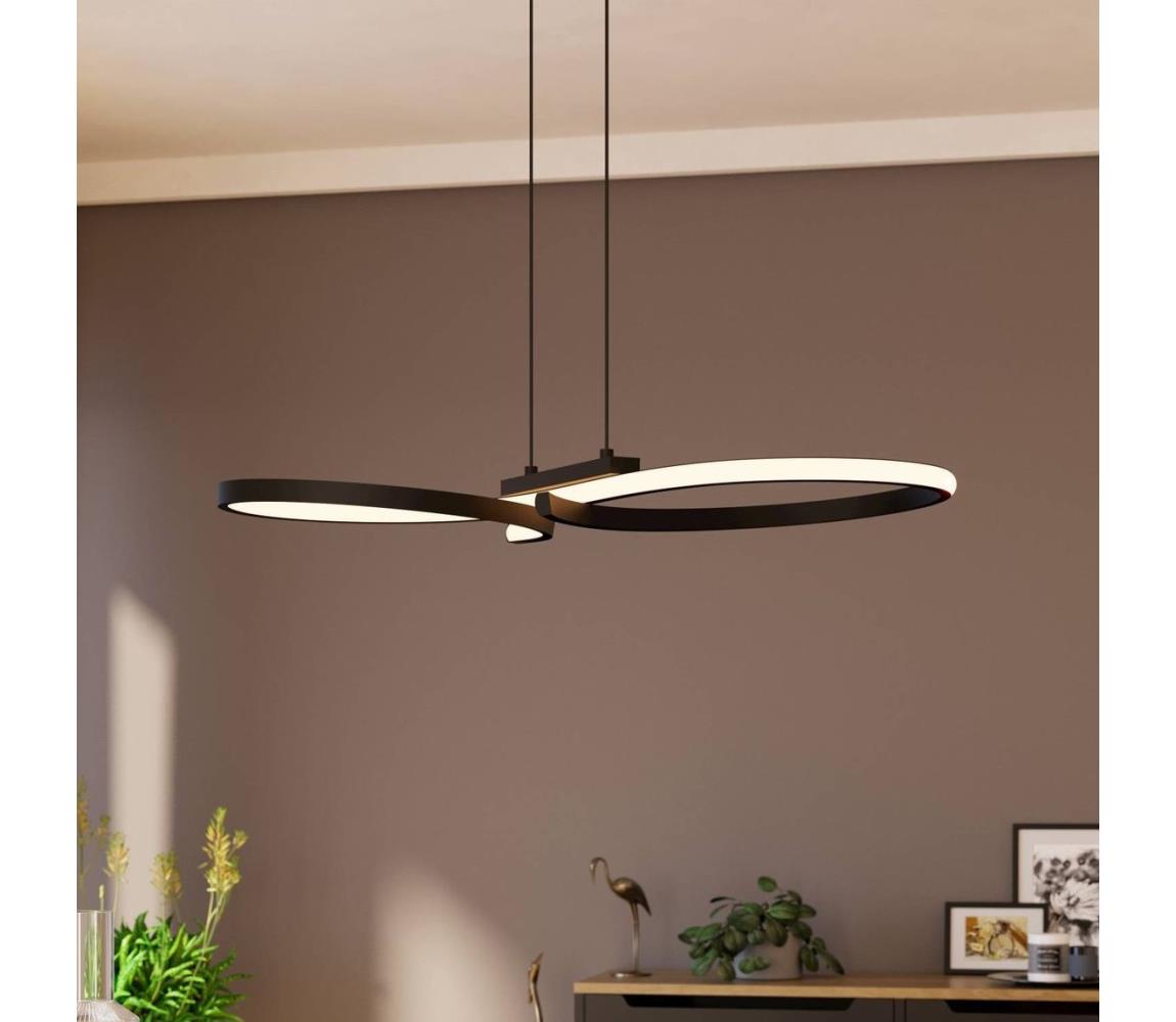 Eglo 901267 - LED Żyrandol na lince SERPINS LED/21W/230V 3000K czarny